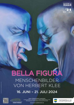 Herbert Klee Ausstellungsplakat Pfaffenhofen: Bella Figura